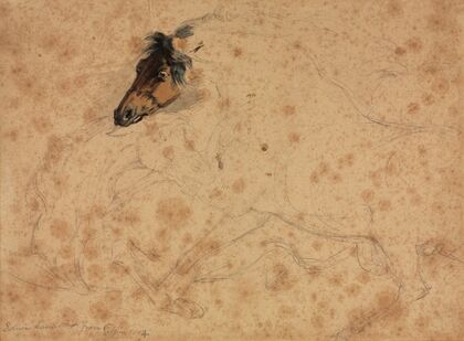 Study of Horses (1854)