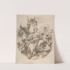 Study of Justice Dispensing Rewards to the Arts by Lorenzo De&#039; Ferrari