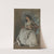 Study of lady playing mandolin by Edwin Austin Abbey