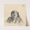Study of Male Head (1911) by Eduard Putra