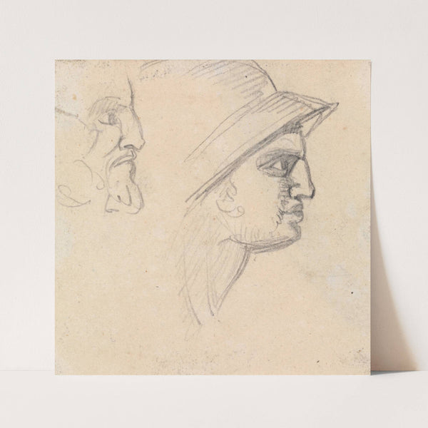 Study of Male Heads by Benjamin Robert Haydon