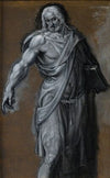 Study Of Man Draped