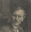 Study of Man’s Bust with a Stiff Collar