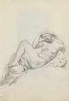 Study of Night by Michelangelo, Tomb of Giuliano de’ Medici, Church of San Lorenzo, Florence