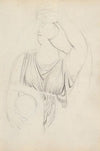 Study of Niobe and Her Youngest Daughter from the Right, Niobid Group, Villa Medici Gardens, Rome