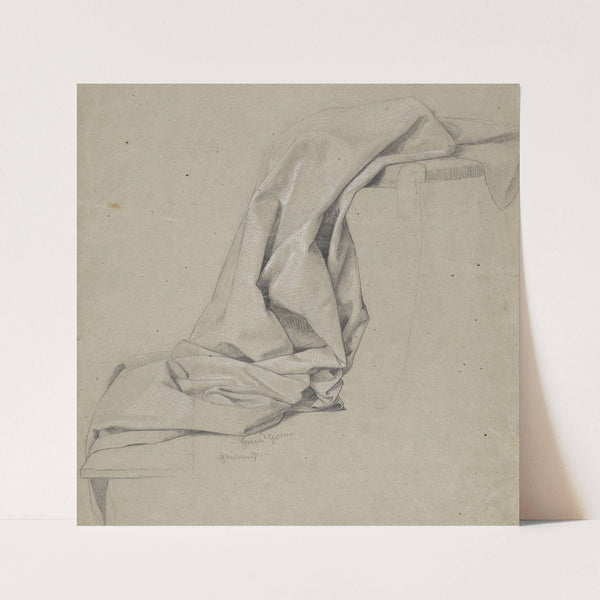 Study of robes (1860 - 1870) by Hans Thoma