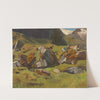 Study Of Rocks At Ferleiten by Anton Schrödl