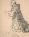 Study of Saint Dominic for ‘Le Rosaire’ (1880)