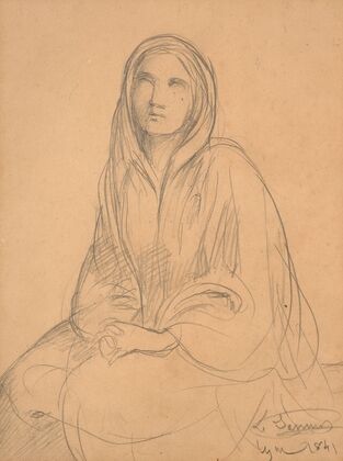 Study of Saint (1841)