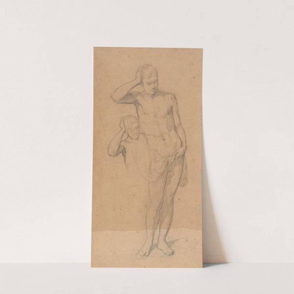Study of the act to the figure of John of Finland for the painting &#039;Catherine Jagiellon in Gripsholm Prison&#039; by Józef Simmler