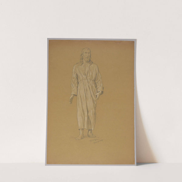 Study of the Figure of Christ (1910 - 1912) by Hans Thoma