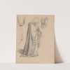 Study of the figure of Mary Magdalene to the painting &#039;Three Marys&#039; by Józef Simmler