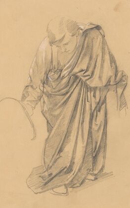 Study of the figure of St John to the painting ‘Entombment’