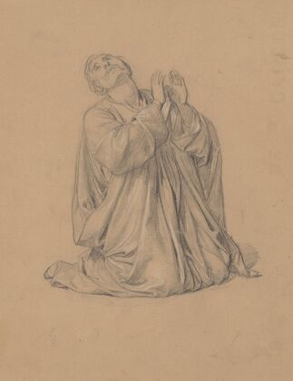 Study of the figure of St. Matthias to the painting ‘Martyrdom of St. Matthias’