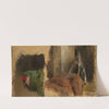 Study of the head of a parrot and the head of a kangaroo (1885) by Curt Agthe