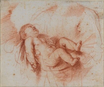 Study of the Infant Christ Child Held by Saint Simeon — size preview