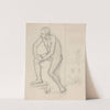Study of the king figure for the painting &#039;Death of Barbara Radziwiłł&#039; by Józef Simmler