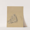 Study of the Kneeling Lady&#039;s Dress for the Painting &#039;The Upbringing of Sigismund Augustus&#039; by Józef Simmler