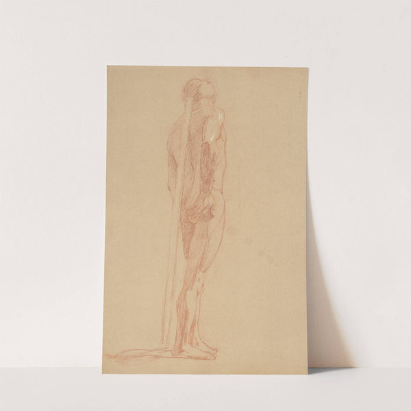 Study of the male nude by Jozef Hanula