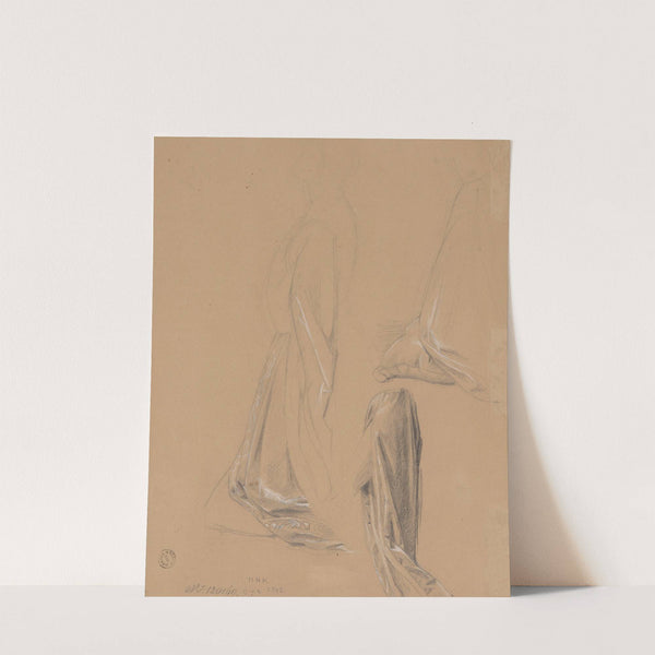 Study of the queen figure for the painting &#039;Queen Jadwiga&#039;s Oath&#039; by Józef Simmler