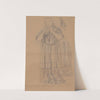 Study of the robe of Bishop Piotr Wysz for the painting &#039;Queen Jadwiga&#039;s Oath&#039; by Józef Simmler
