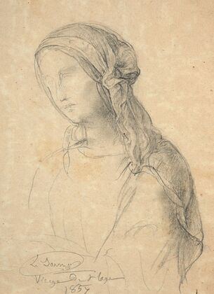 Study of the Virgin (1857)