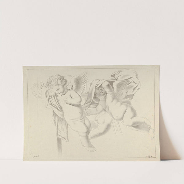 Study of three putti (ca. 1800–1844) by Ferdinand Piloty