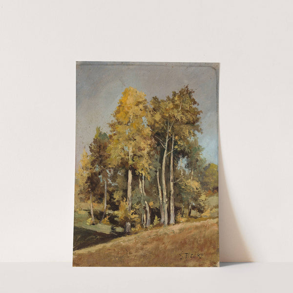 Study of trees by Stanisław Filibert Fleury