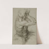 Study of Triton Blowing a Conch Shell (1600) by Annibale Carracci