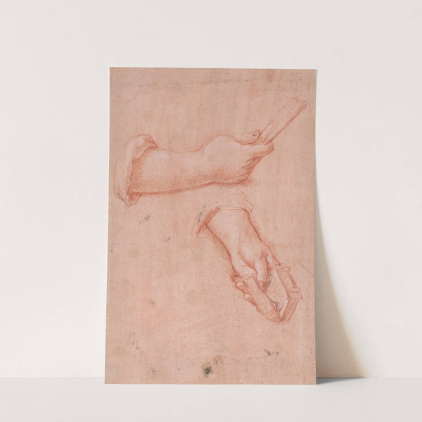 Study of Two Hands by Jacob de Wit