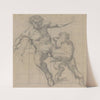 Study of Two Satyrs by Alexandre Falguière