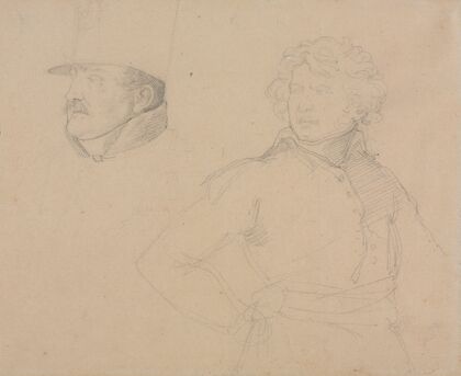 Study of Two Soldiers (1818-1819)