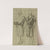 Study of Two Standing Figures by Pierre Puvis de Chavannes