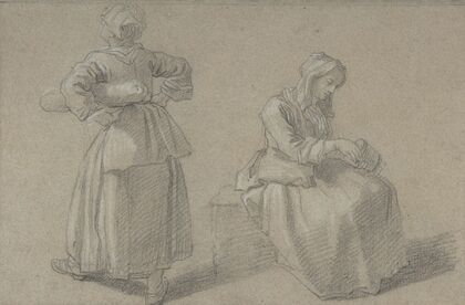 Study of Two Women — size preview