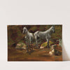 Study of Wild Horses by Albert Bierstadt