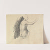 Study ot the Backside of a Nude Figure by Benjamin Robert Haydon