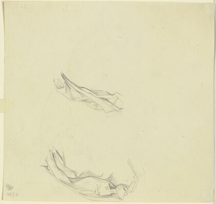 Study sheet; drapery