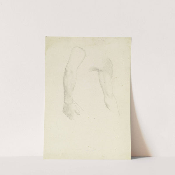 Study sheet; two arms by Franz Pforr