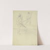 Study sheet; Two fishermen by Friedrich Ernst Morgenstern