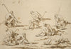 Study Sheet with Seated Figures