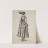 Study (VI). Portrait of the artist&#039;s wife from the &#039;Revue mods&#039; series by Józef Mehoffer