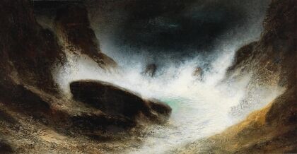Sturm an der Küste (Sorrent)