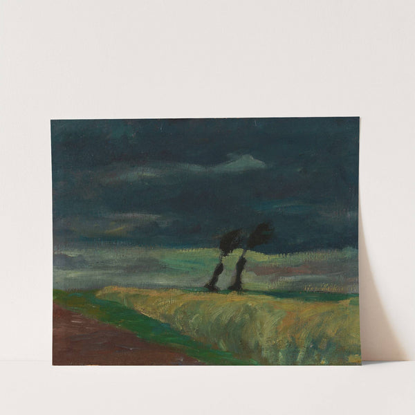 Stürmische Landschaft by Heinrich Nauen