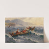 Stürmische Überfahrt am Fjord by Hans Andreas Dahl