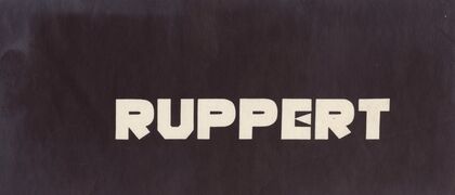 Stylized logo for Ruppert Beer (1935)