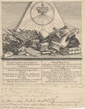 Subscription Ticket for; ‘Four Prints of an Election’