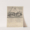Subscription Ticket for; &#039;Four Prints of an Election&#039; by William Hogarth