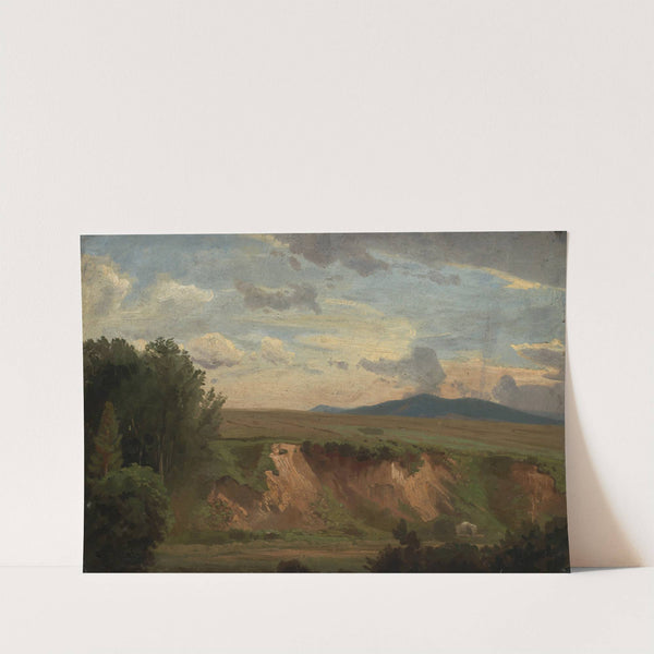 Südfranzösische Landschaft mit kahler Böschung by Johann Wilhelm Schirmer