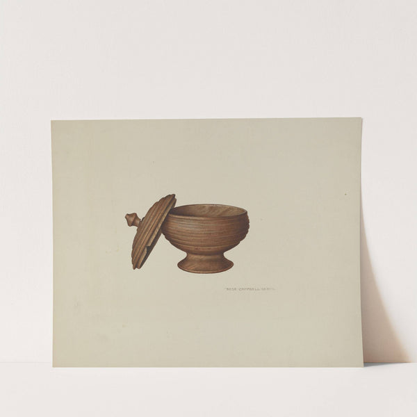 Sugar Bowl with Cover by Rose Campbell-Gerke
