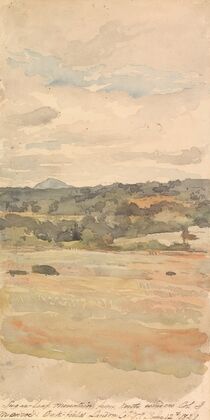 Sugar-Loaf Mountain, From North Window, Col. J. Monroe’s. Oak-Field Landon Co. Va. June 12th 1829 (1829)